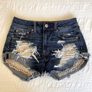American Eagle Hi-Rise Festival Jean Shorts